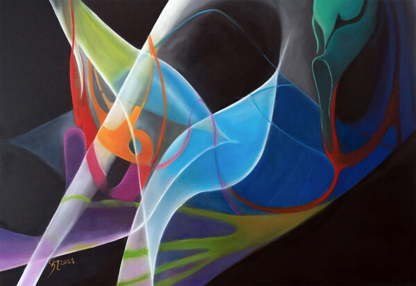 Giovanni-Merola–Astratto–Phantasie-1—Oil-on-canvas–1200