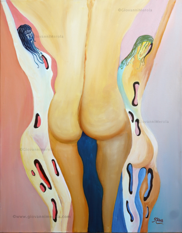03-The three Graces-Oil on Canvas-60×80-2018