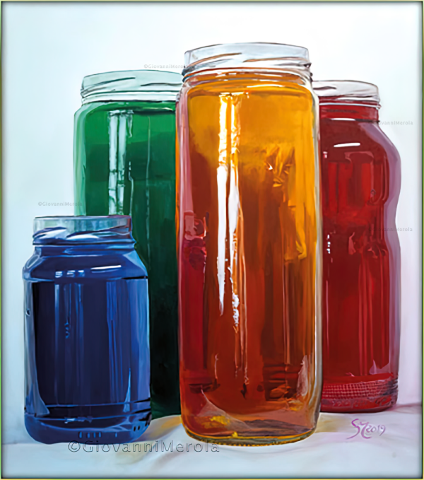 05-Under glass Colors-Oil on canvas-60×80-2019