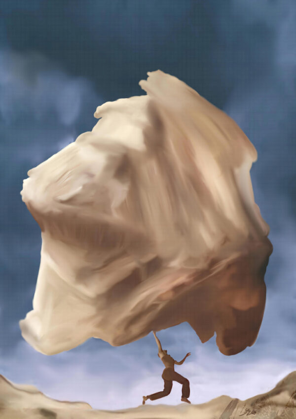 Amico della montagna-Alu Dibond Fine Art Print-60×80-2024